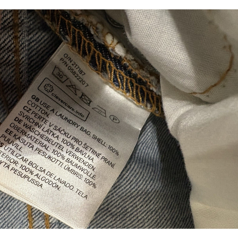 Divided Women's Blue Denim Jeans with Black Mickey Mouse Prints - Picture 4 of 8